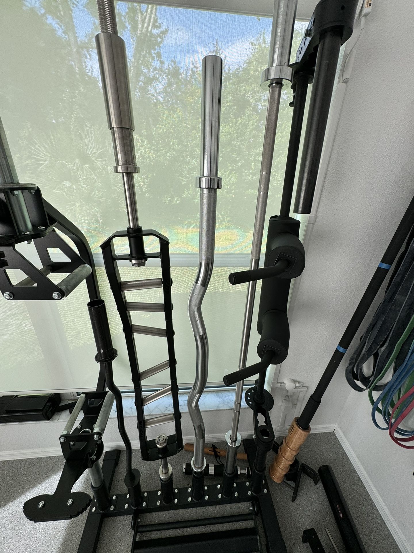 Titan Rackable Ez Curl bar