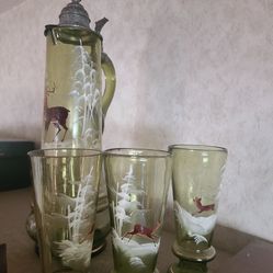 Antique German Stein Set