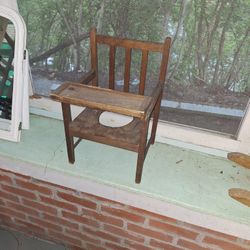 Antique Childrens Potty Training Seat