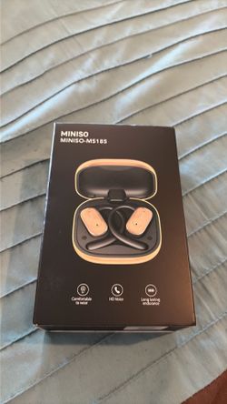 MINISO Wireless Bluetooth Earbud MS162 Black HD Voice Long Endurance Comfort