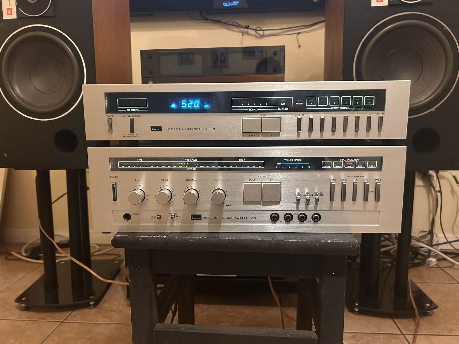 Sansui A-9 And Sansui T-9
