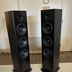 Polk T-50 Floorstanding / Tower Speakers; Black pair