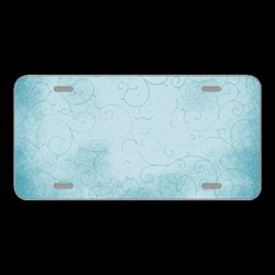 License Plate Novelty Car Front Background Blue Backgrounds Structure