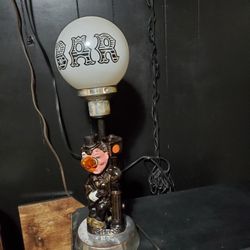Antique Charlie Chaplin Bar Lamp