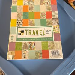 DCWV Travel  Scrapbooking Paper 
