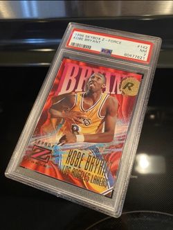 1996 Skybox Kobe Bryant Rookie RC Card - Z Force - Lakers Jersey 8 NBA Collectibles - PSA - $129 OBO