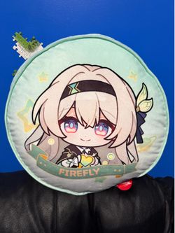 Honkai Star Rail x Round1 Collab Firefly Pillow (15.5” D)