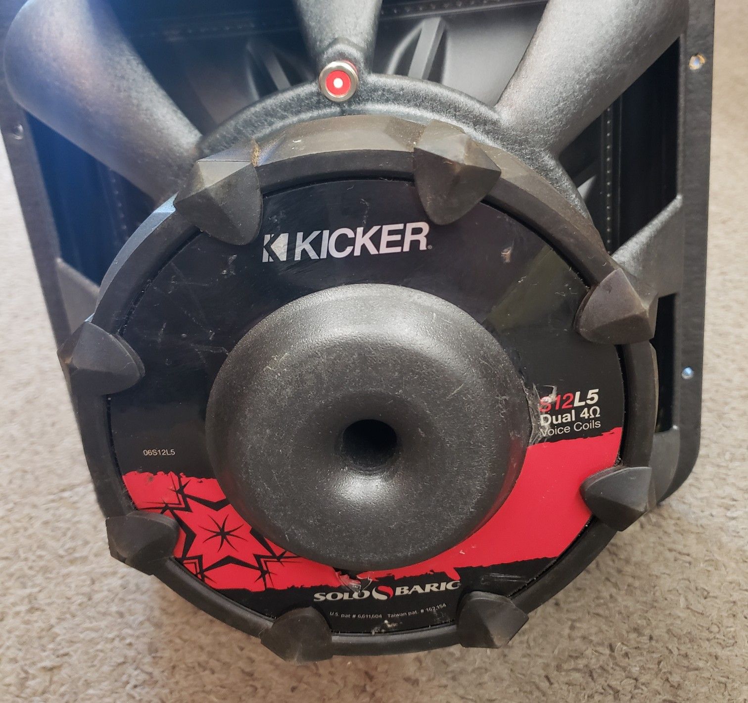 Kicker SoloBaric L5 12" 1200W Car Subwoofer, Working for Sale in