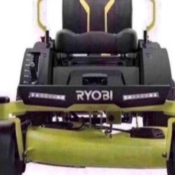 ROYOBI - 42 in. 75 Ah Battery Electric Riding Zero Turn Mower 