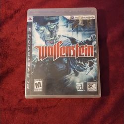Wolfenstein PlayStation 3 Video Game PS3