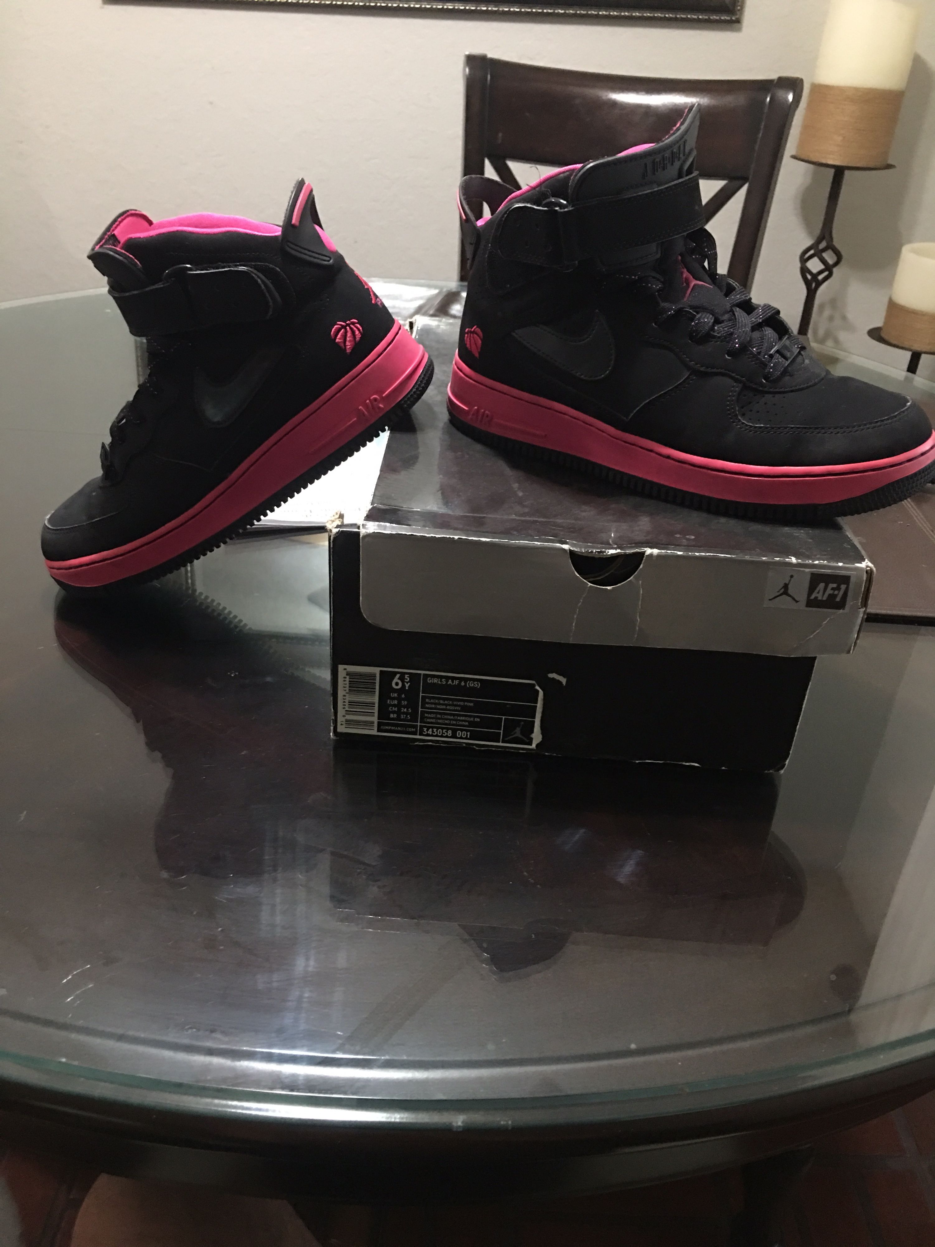 Air Jordan AJF 6 GS 'Vivid Pink' Size 6.5