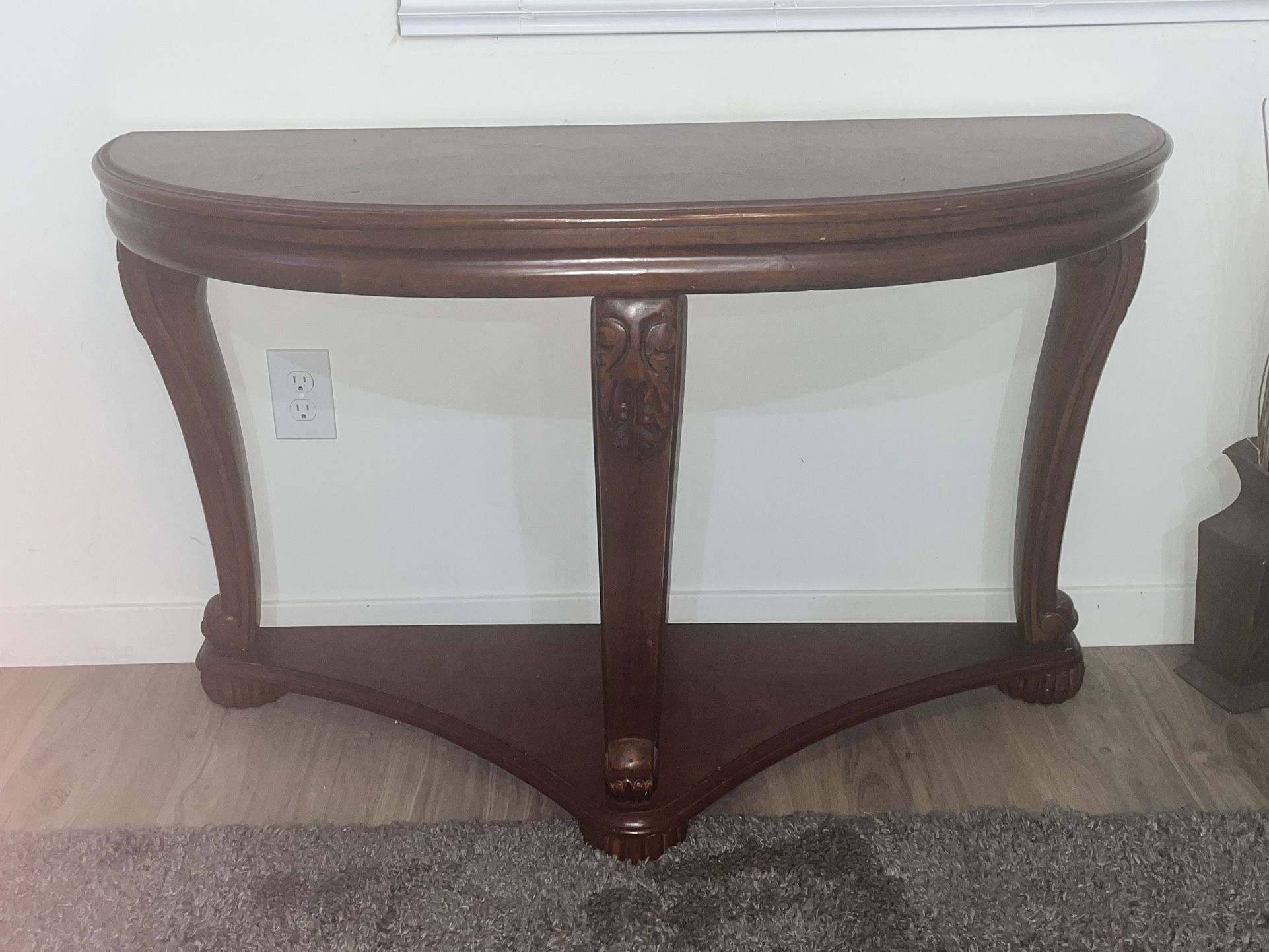Wood End Table