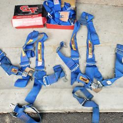 Seat Belts 5 Point Harnesses 2 Sets