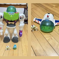Toddler/kids Disney Imaginext Story Buzz Lightyear Robot Toy 
