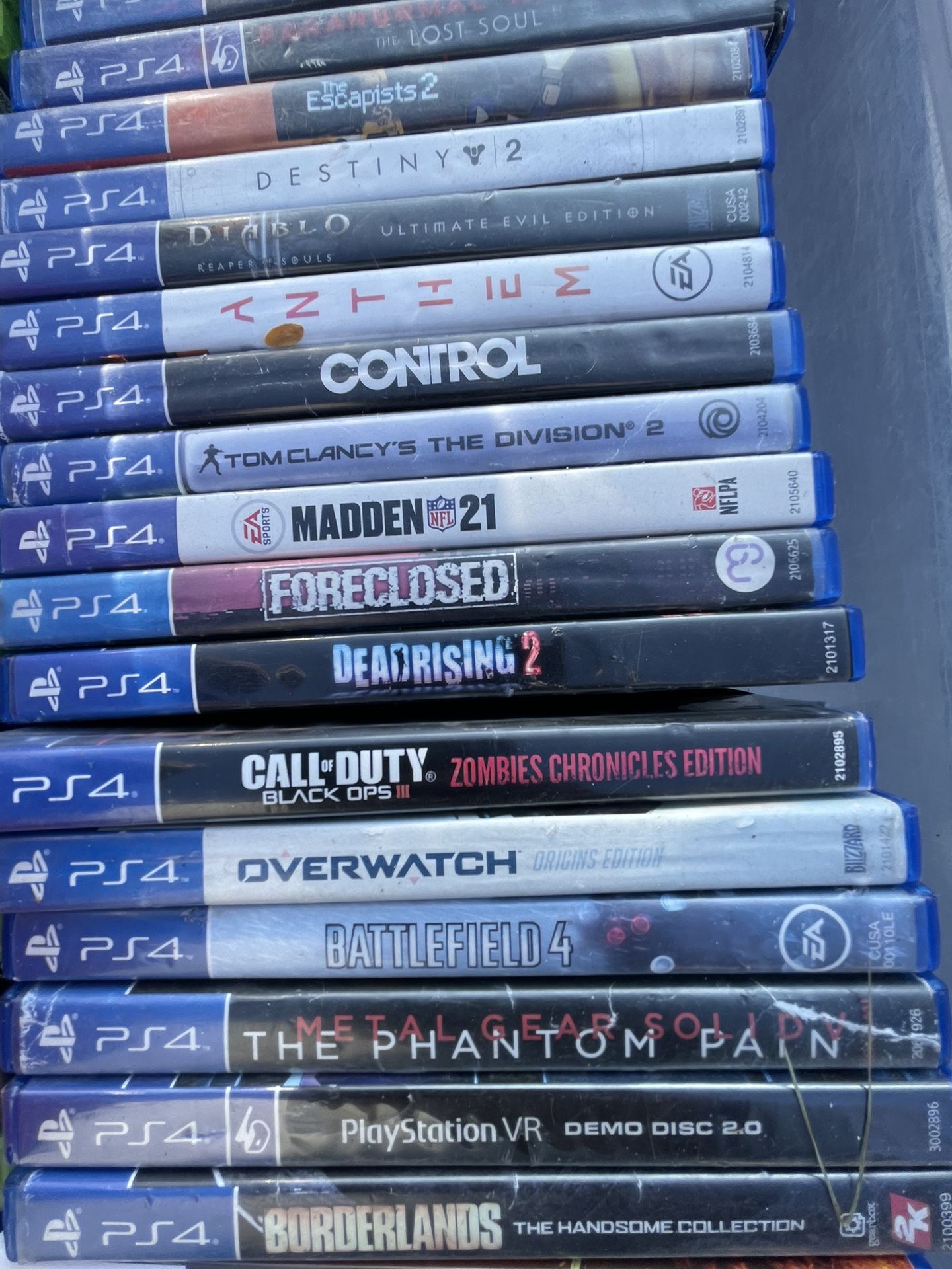 Ps4/5 Games Send Offer For 1 Or All