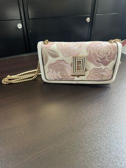 Karl Lagerfeld Paris Women’s KOSETTE Embroidered Leather Shoulder Bag