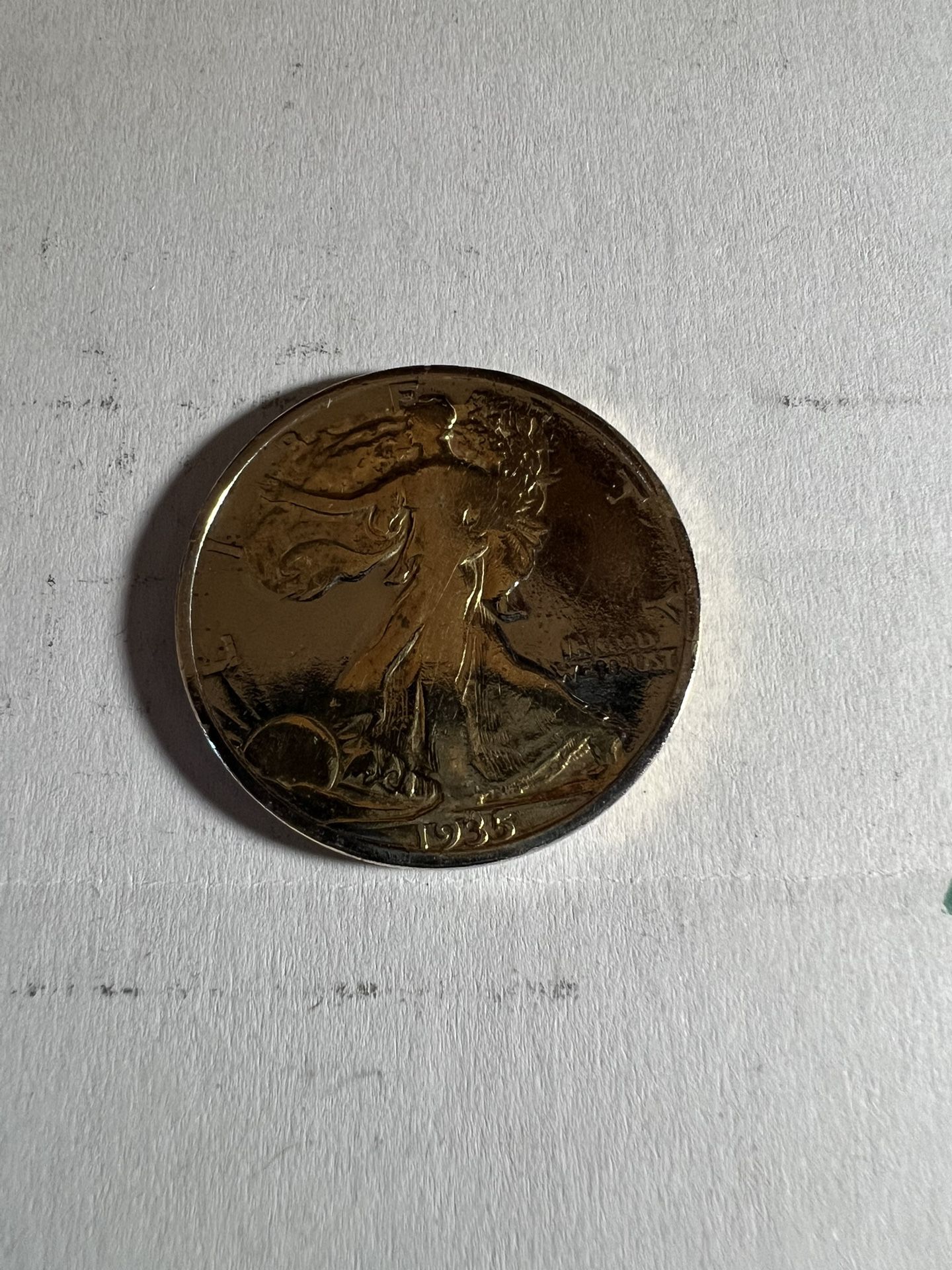 1935 silver half dollar 