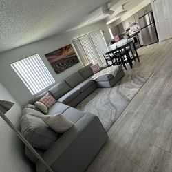 Couch/rug/dinning Table/ Wall Painting 