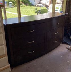 Large Dark Brown Dresser