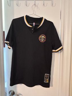Denver Nuggets Unk Brand Black NBA Shirt Mens Medium