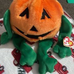 Pumpkin Beanie Babies