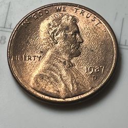 6 /penny 1987 D Doubles 