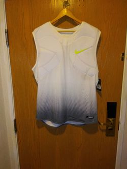 852316-100 Nike Vapor Speed Max Knit Men's Football Tank White/Volt 4XL