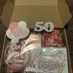 50th Birthday Accessories 