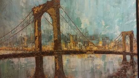 Painting of San Francisco bridge