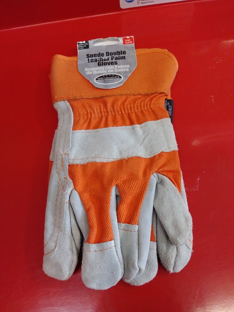(L) Never Used Gloves