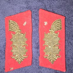 1OO% ORIGINAL WW2 GERMAN ARMY MAJOR GENERALS COLLAR TABS 