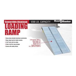 Haul-Master Convertible Aluminum Loading Ramp 1200 lb