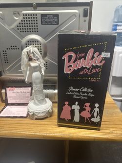 Barbie Glamour Collection Here Comes the Bride, 1966 Musical Porcelain Open Box
