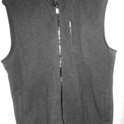 Black Chaps Fleece Vest Men's Size XL w  Lined Pockets  Excellent Condition