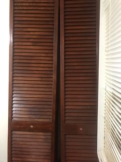 Wood Closet doors