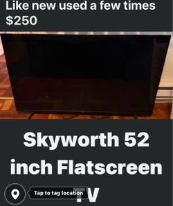 flatscreen smart TV Skyworth 52” flatscreen Smart TV