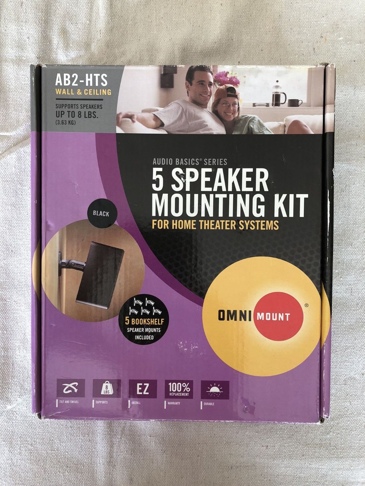 Omni Mount 5 Speaker Mounting Kit