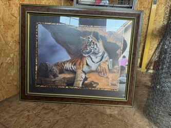 Home Interior Tiger Frame