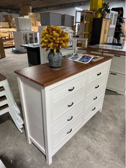 Brand new Dresser for Bedroom, Farmhouse Dresser with 8 Wooden Drawers and Storage Cabinet, $159  Pickup: 📍 3749 Scott Futrell Dr Charlotte, NC 28208
