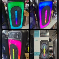Portable Bluetooth Speaker 🔊  Double 8" Speakers 🔊 Microphone Included 🎤 