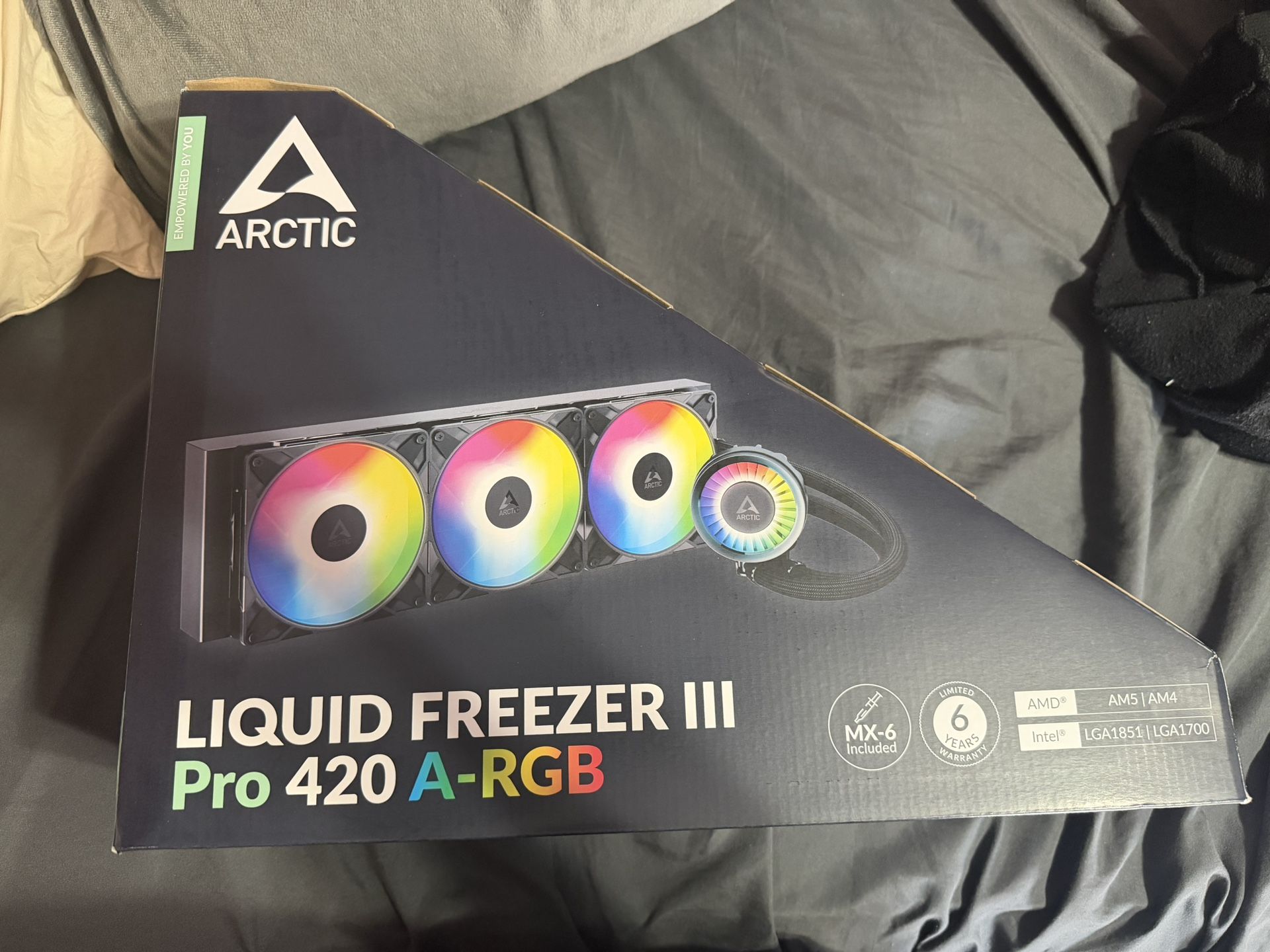 ARCTIC Liquid Freezer III Pro 420 A-RGB - AIO CPU Cooler, 3 x 140 mm Water Cooling