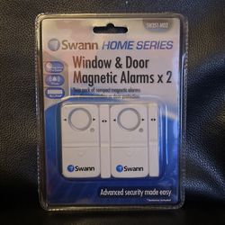 2x Swann home series Sw351-Md2 Window and door Magnetic Alarms