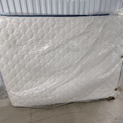 Queen bed rarely used firm spring mattress