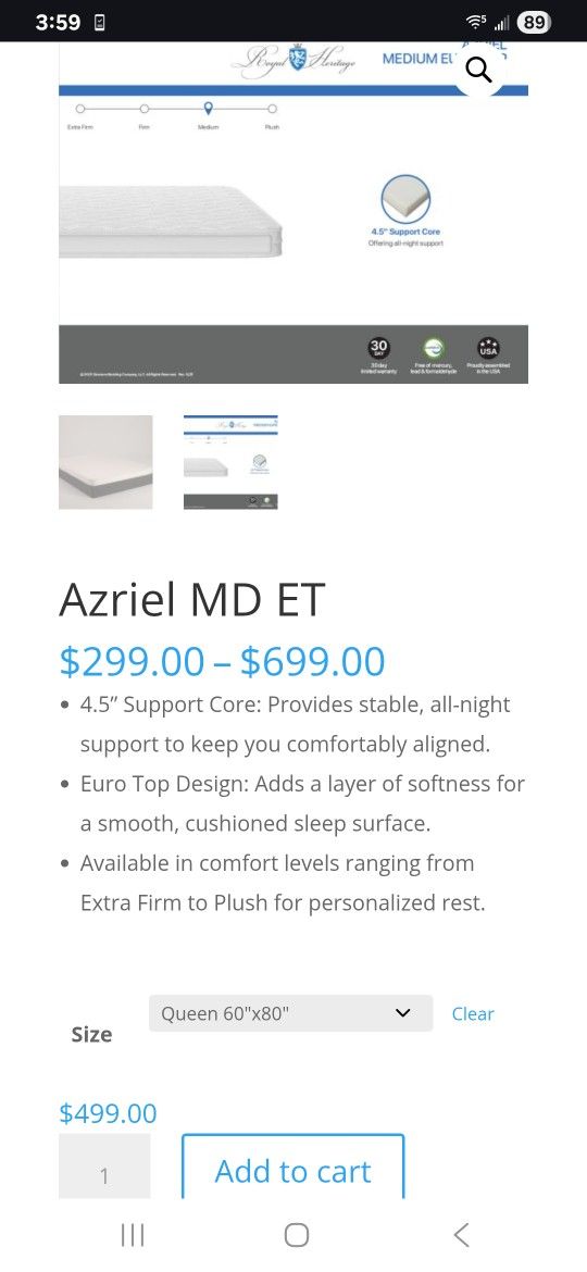 Queen Pillowtop Mattress β Brand New! ποΈβ¨