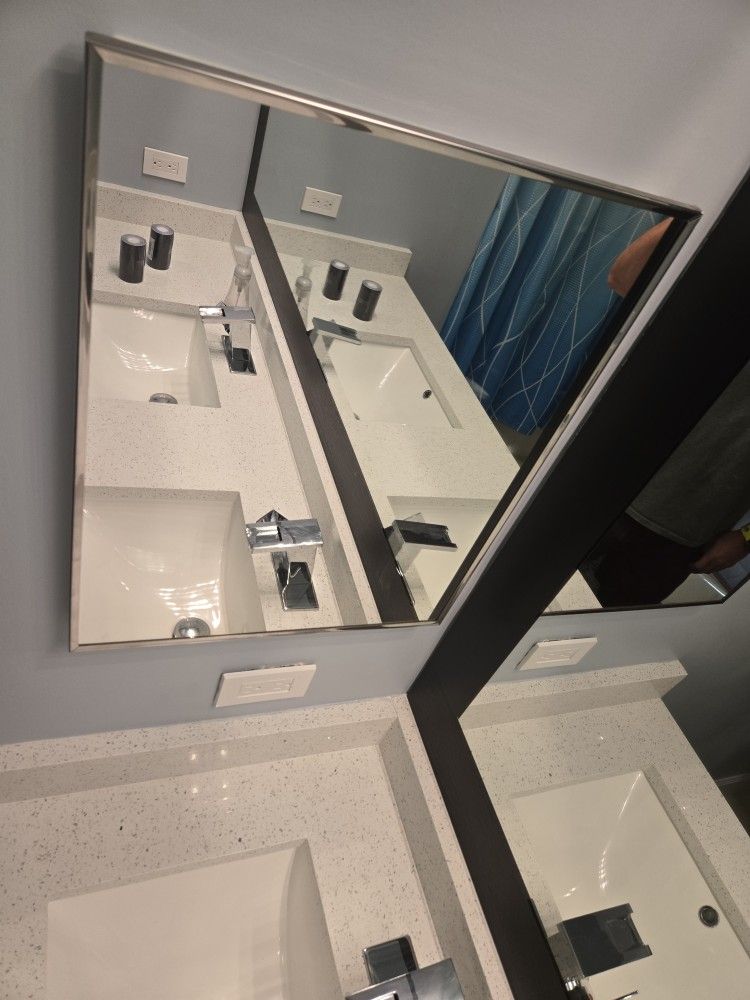 Two Bathroom Medicine Cabinet With Mirror