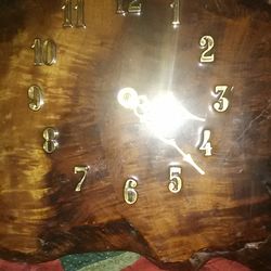 Vintage wooden clock