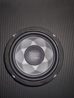 Pyramid 6" Car Audio Speaker Subwoofer - 300 Watt High Power Bass