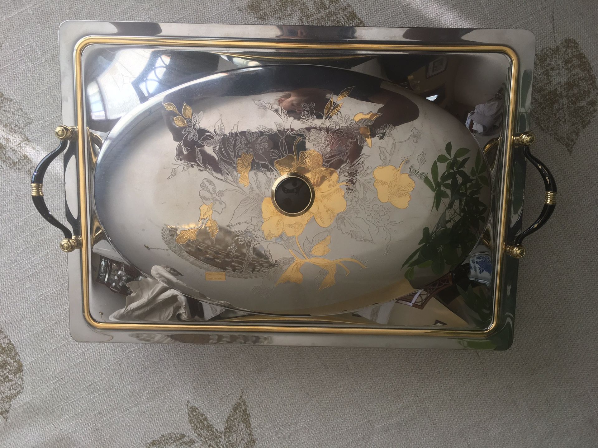 Italian two tone serving tray