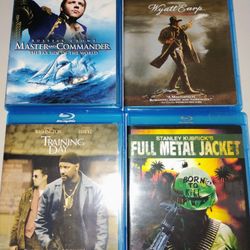 Blu-ray Movies $3 Each Or All For $30