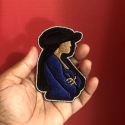 Custom Poetic Justice Embroidery Sew On Patch